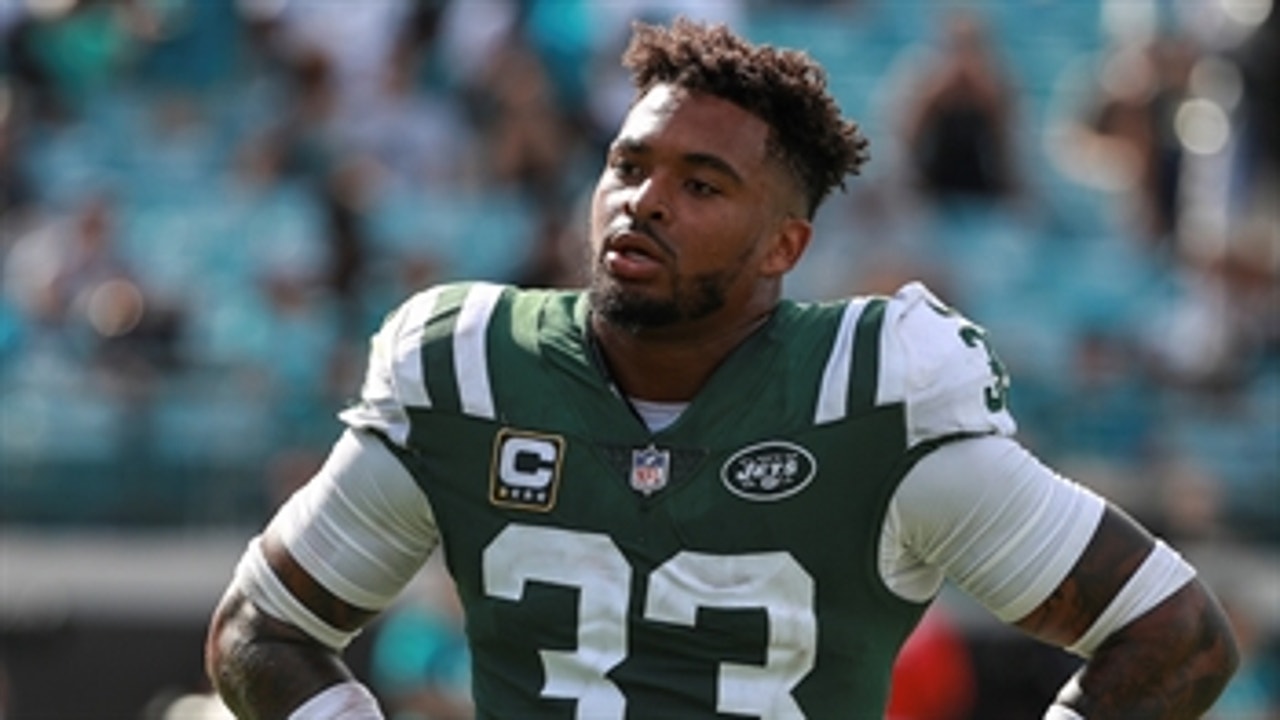 Skip Bayless addresses his Twitter exchange with Jamal Adams over tackling the Patriots' mascot