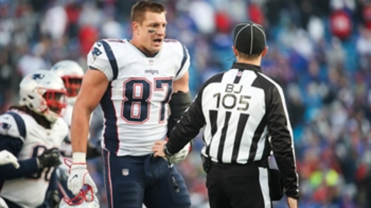 Rob Gronkowski should have been ejected after Tom Brady's interception