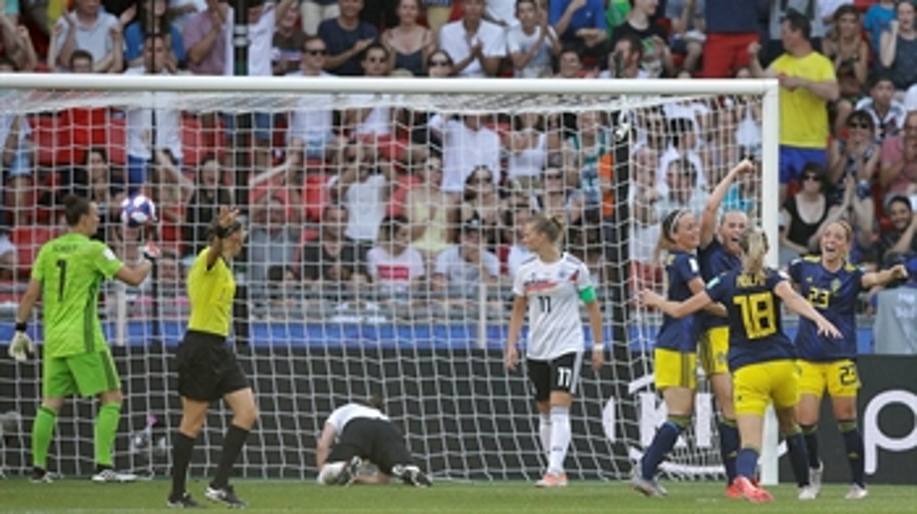 Sweden's Blackstenius buries the rebound to take the lead vs. Germany ' 2019 FIFA Women's World Cup™