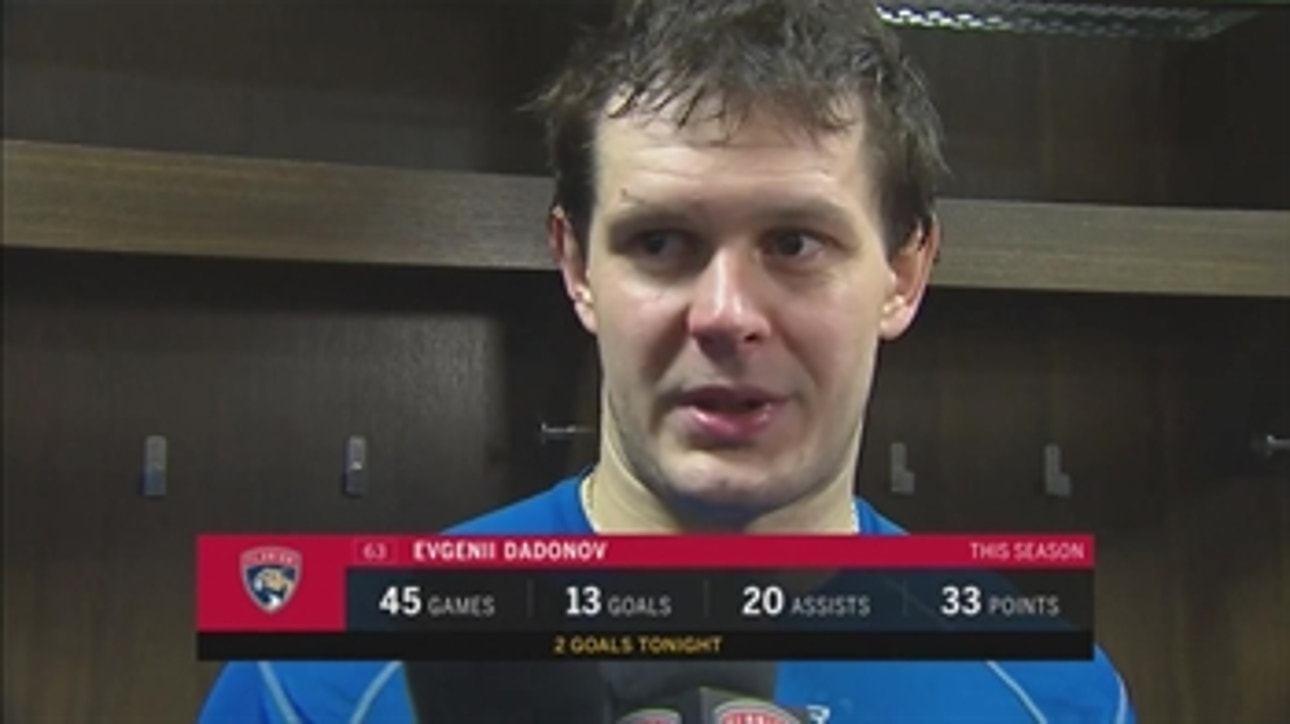 Evgenii Dadonov on high-scoring game: That was probably fun to watch