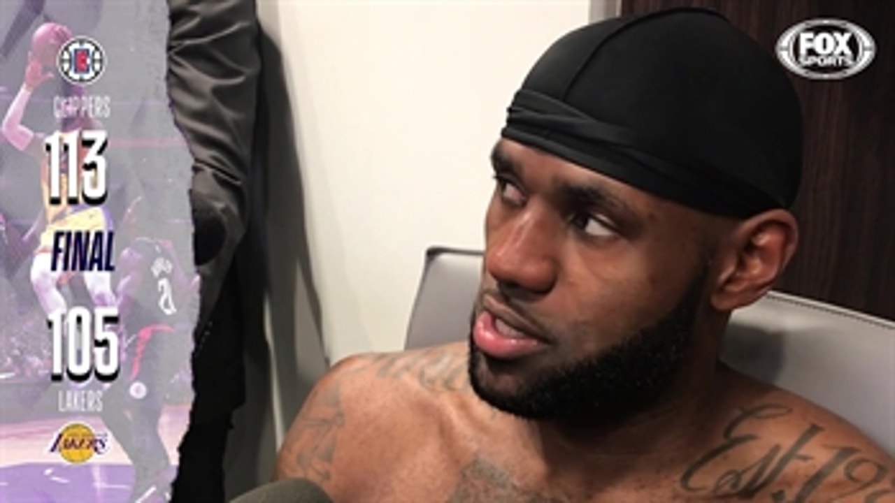 LeBron James and his Lakers teammates break down their loss to the Clippers after the game