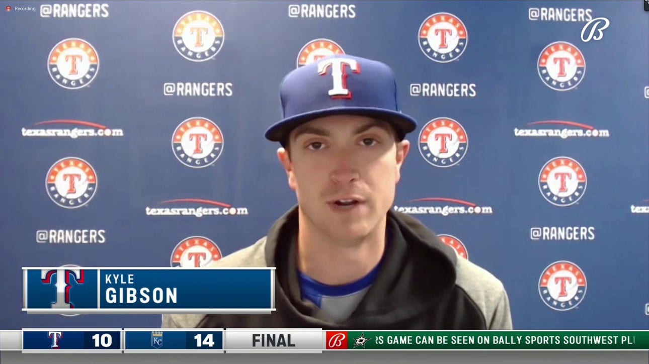 Kyle Gibson: "Not how you draw up your first Opening Day start" | Rangers Live