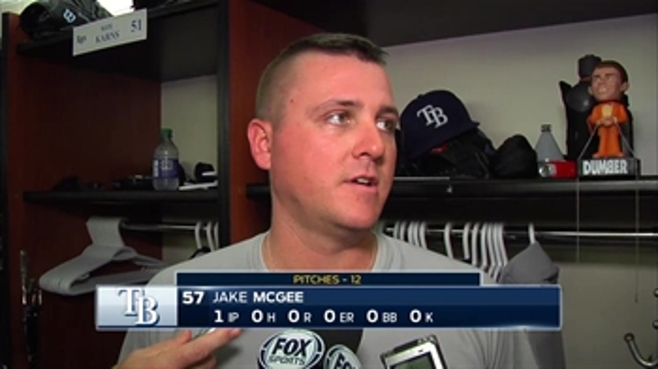 Jake McGee: 'It was a team win'