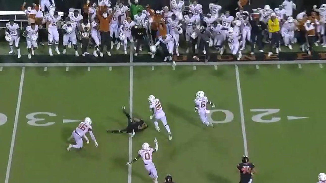 No. 6 Oklahoma State fails to convert on 4th down in overtime, loses 41-34 to Texas
