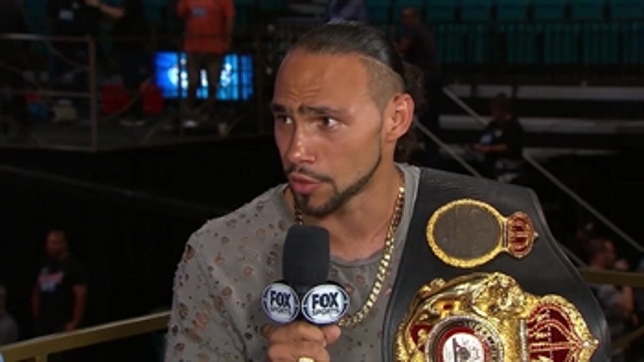 Keith Thurman joins PBC on FOX crew: 'I'm living the dream and you can't take that away from me'