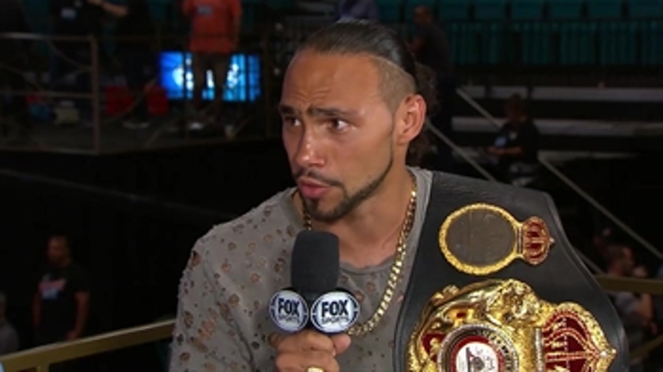 Keith Thurman joins PBC on FOX crew: 'I'm living the dream and you can't take that away from me'