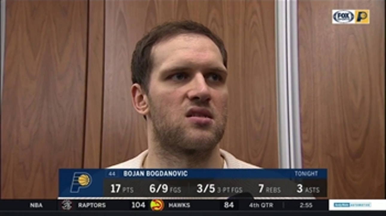 Bogdanovic still working to improve his game: 'I've got to just believe in myself'