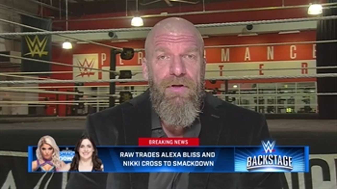 Triple H reveals Alexa Bliss and Nikki Cross are traded to SmackDown, reacts to Bruce Prichard's new role