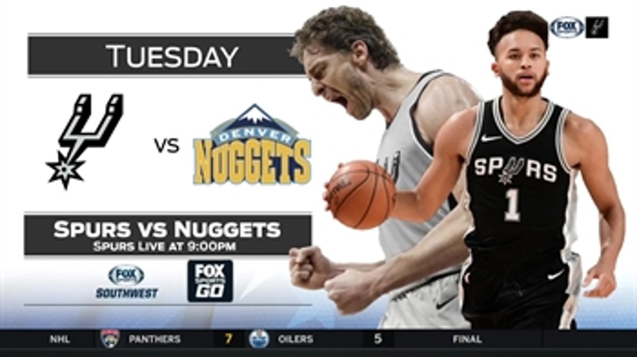 San Antonio Spurs at Denver Nuggets preview ' Spurs Live