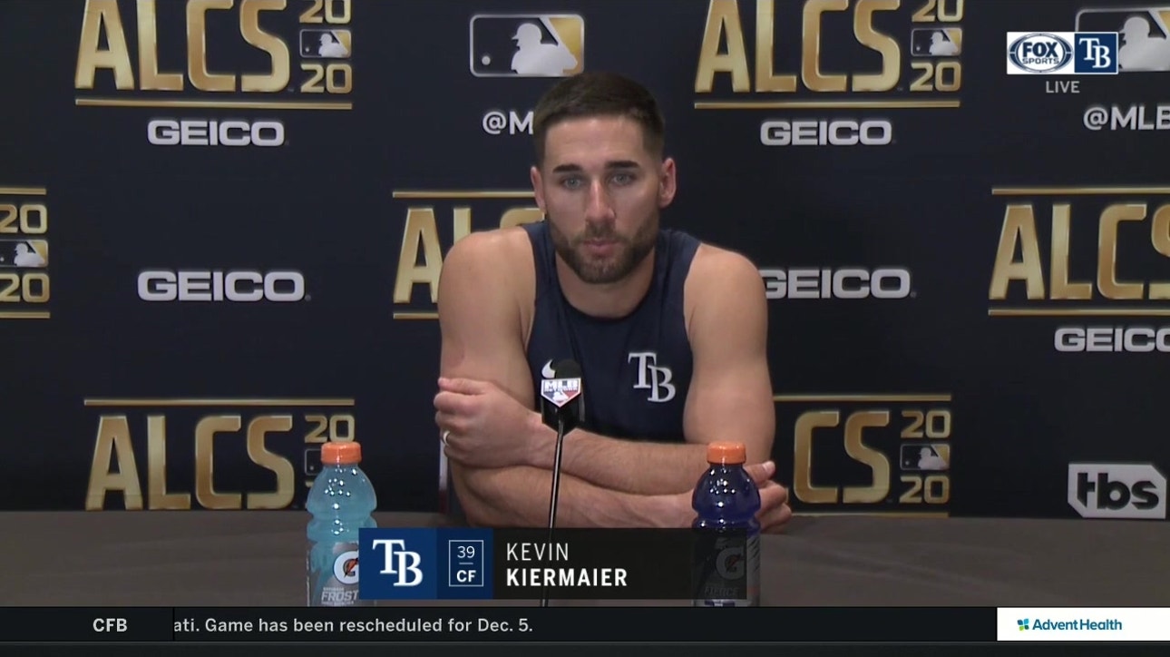 Kevin Kiermaier on how Rays will move forward in Game 6 of ALCS against Astros
