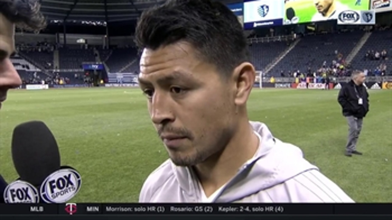 Roger Espinoza: 'Right off the bat we took it to them'