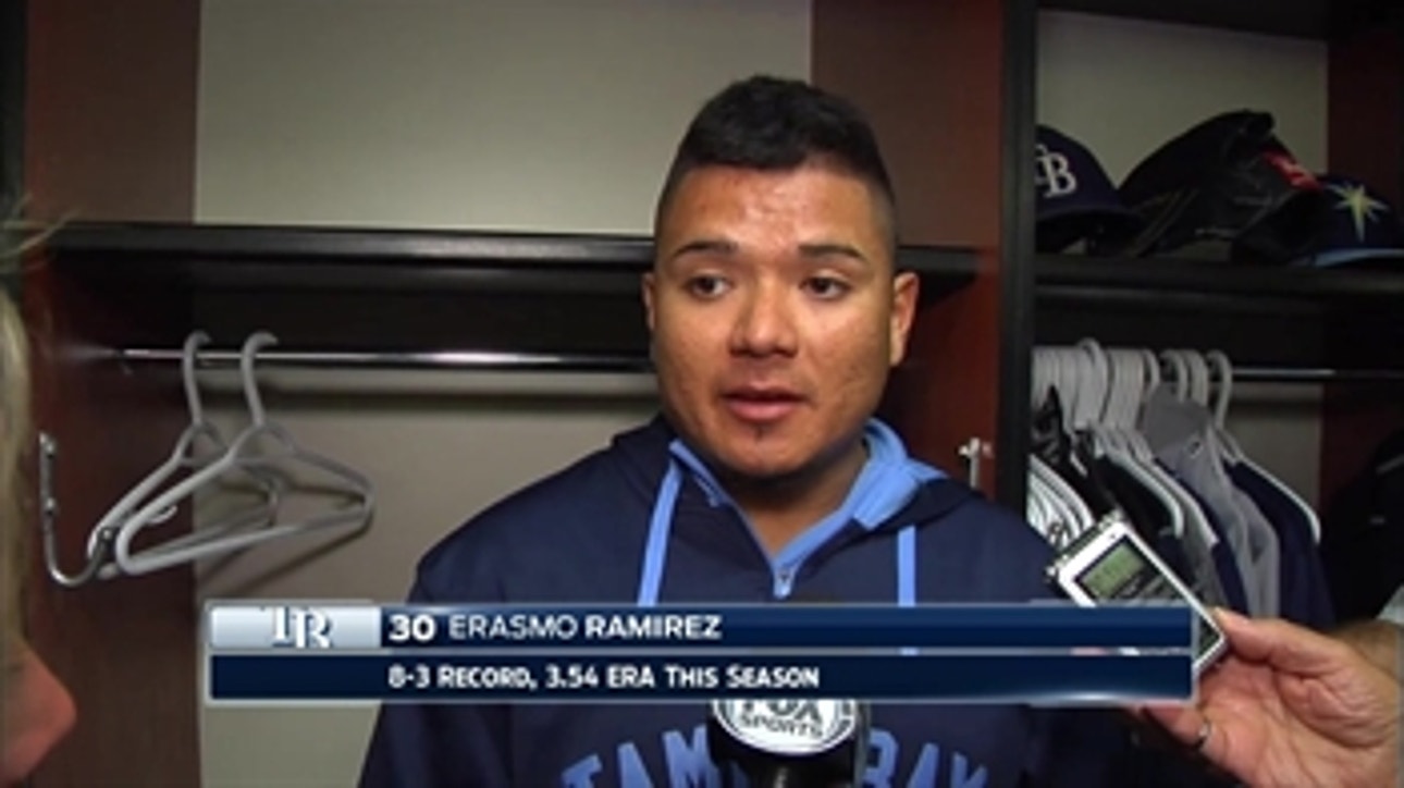 Erasmo Ramirez: 'I did what I was supposed to do'