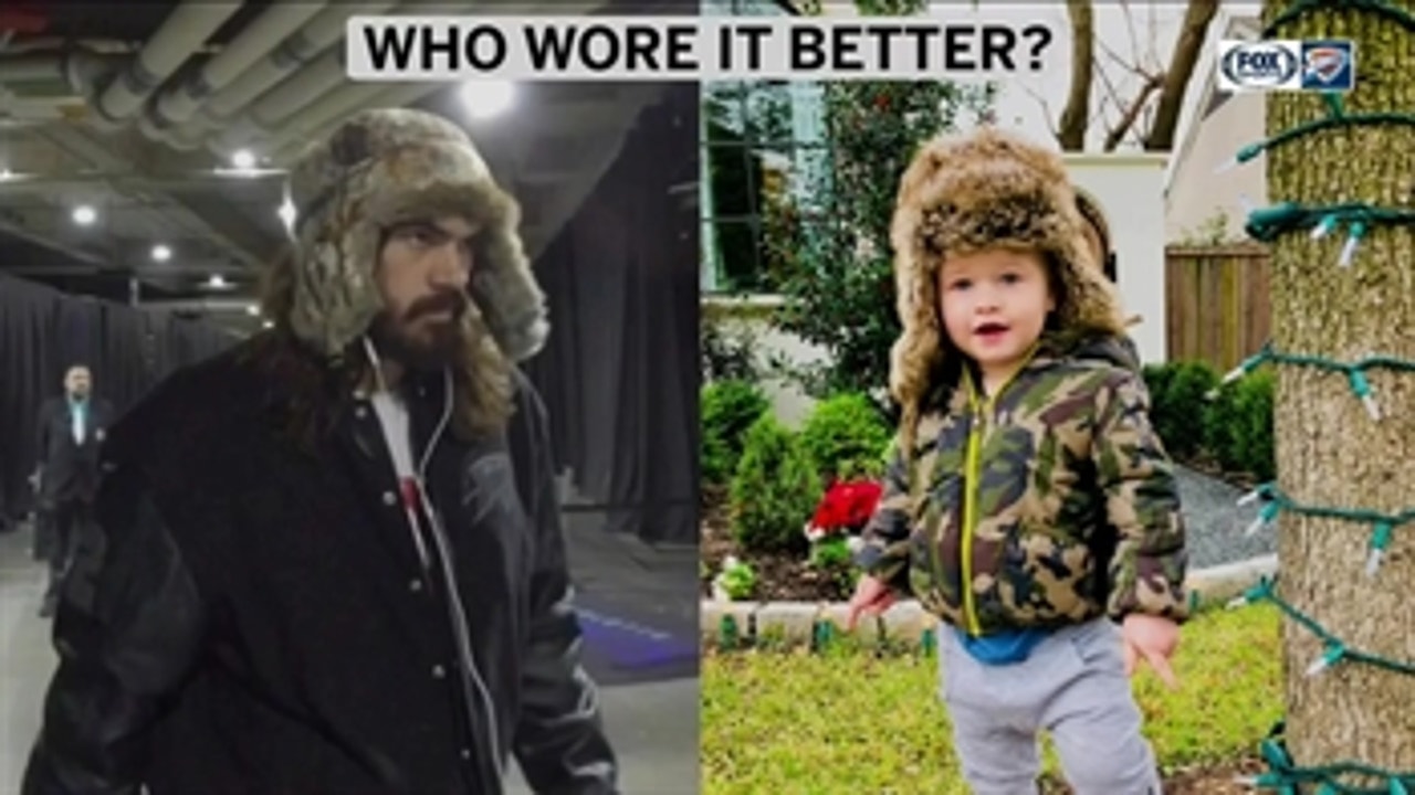 Who wore it better, Steven Adams or Lesley's son? ' Thunder Live