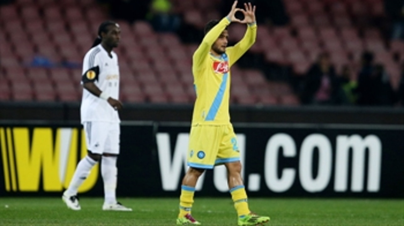 Insigne grabs early lead against Swansea