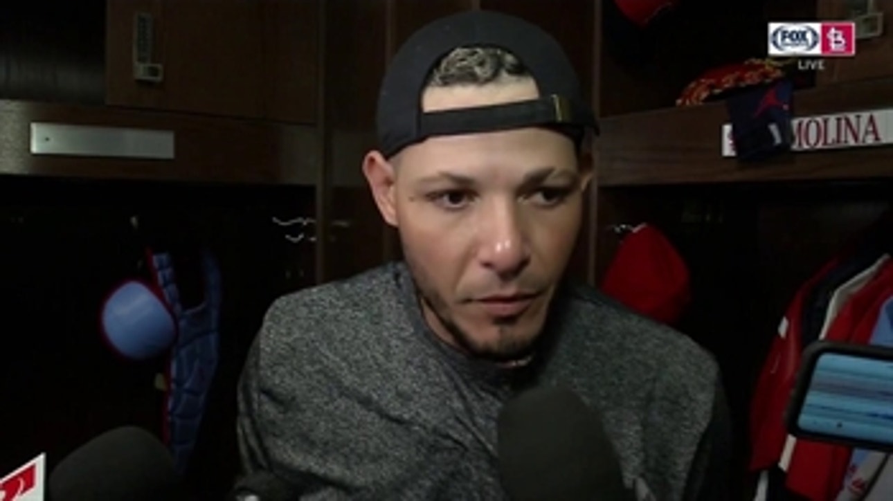 Yadi on wild Cardinals' win: 'We don't give up'