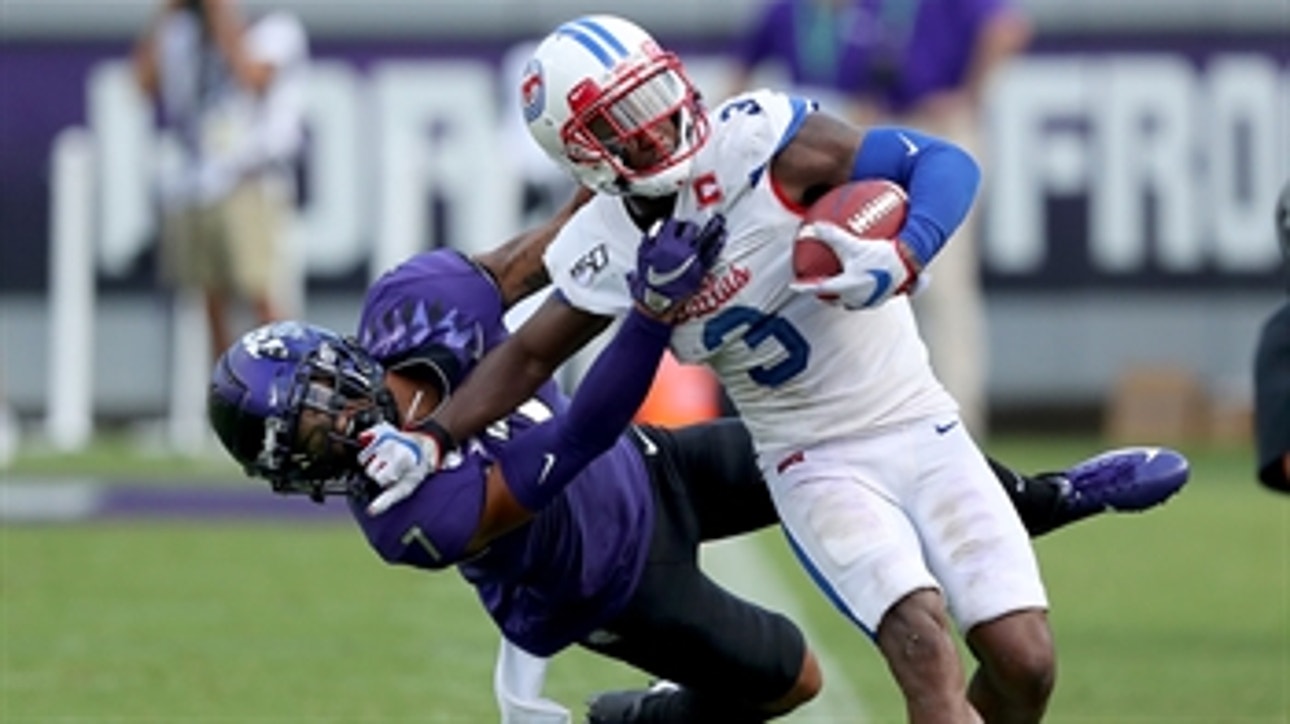SMU upset No. 25 TCU, winning the Iron Skillet for the first time since 2011