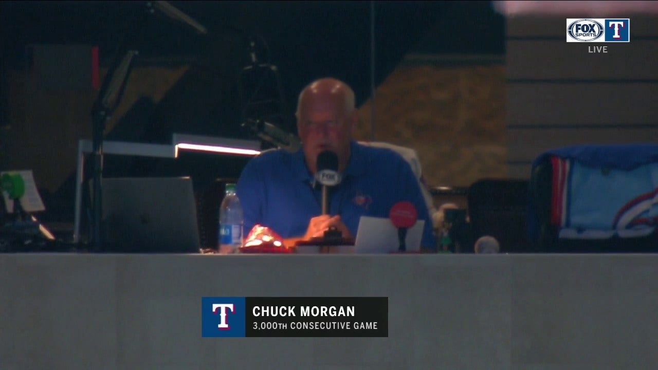 Chuck Morgan Works his 3000th Consecutive Game