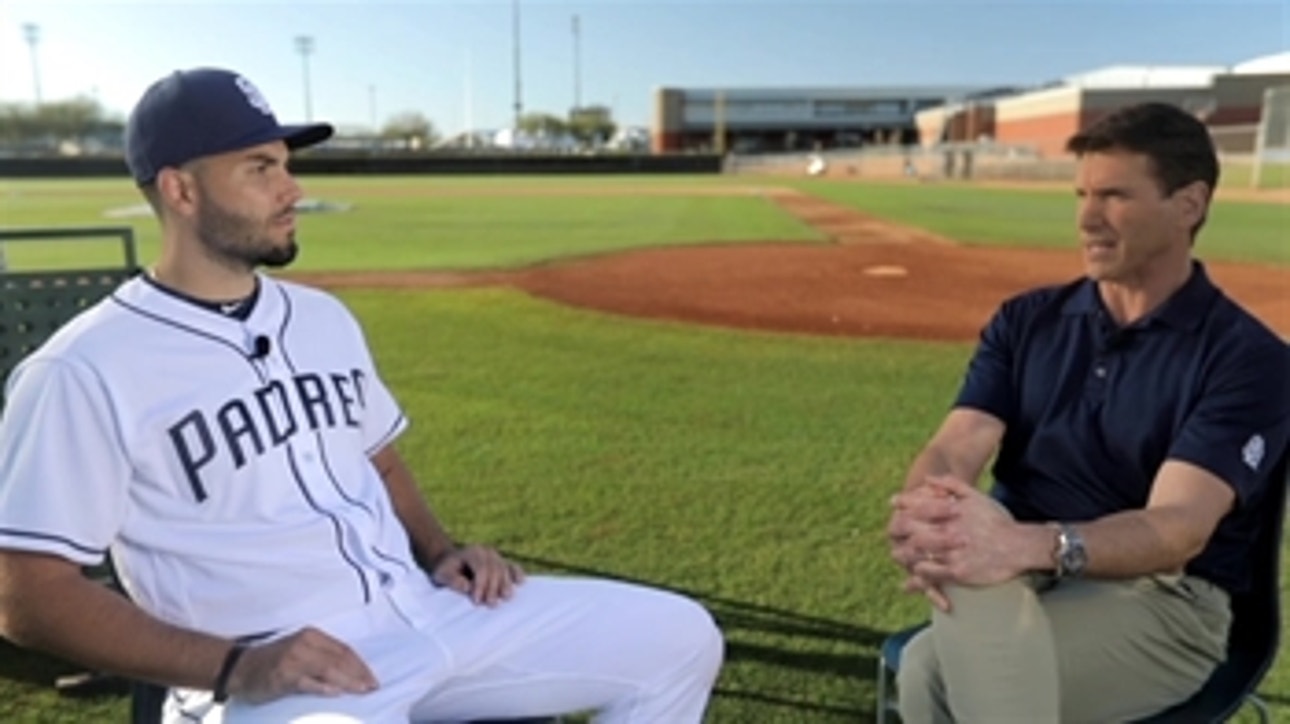 Eric Hosmer sits down with Mike Pomeranz to talk about his new team
