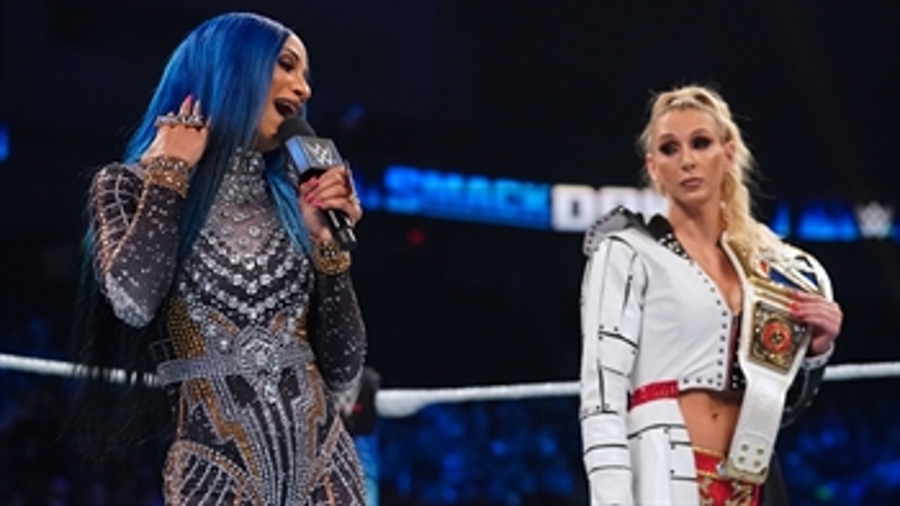Charlotte Flair and Sasha Banks brawl during Women's Title exchange: SmackDown, Oct. 22, 2021