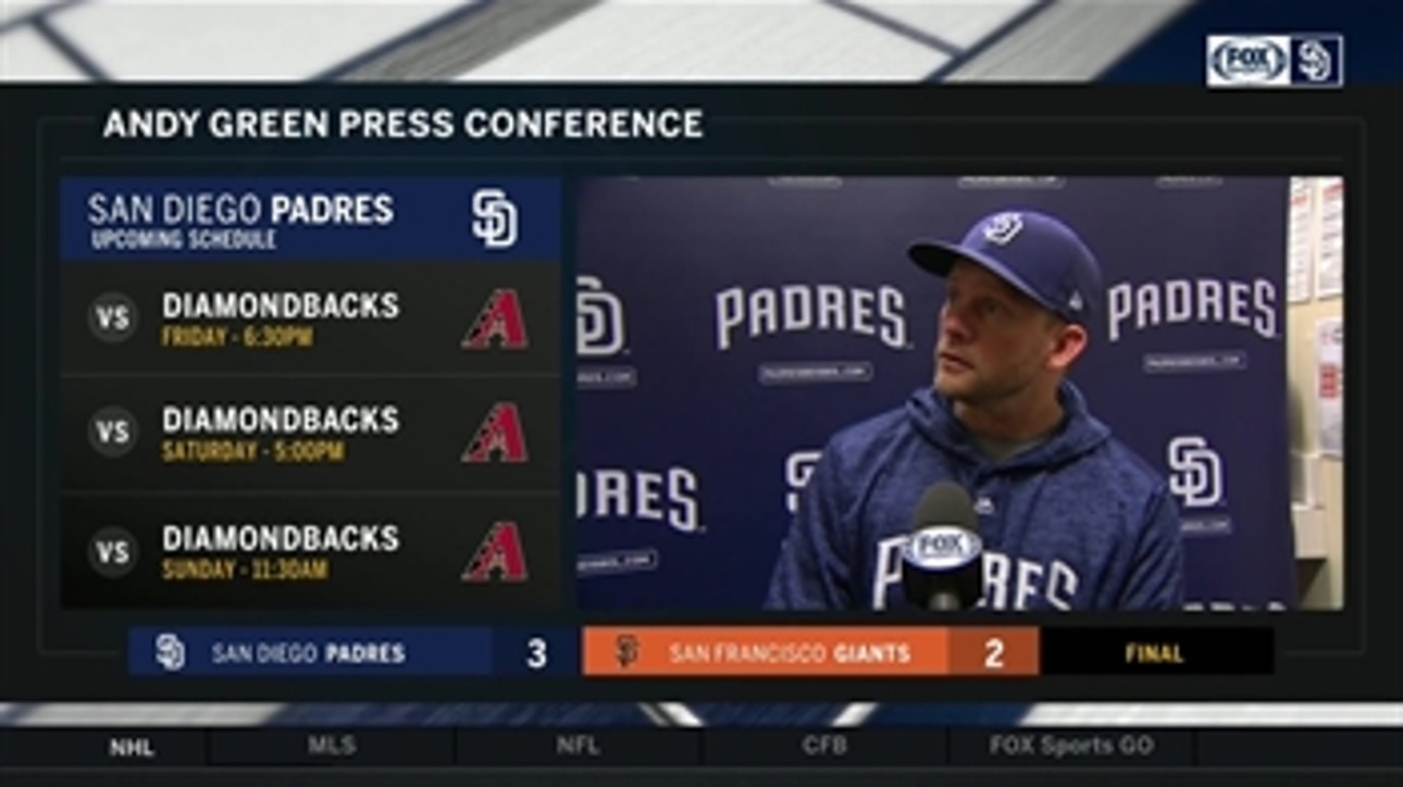 Andy Green on Travis Jankowski: 'He's a winning baseball player'