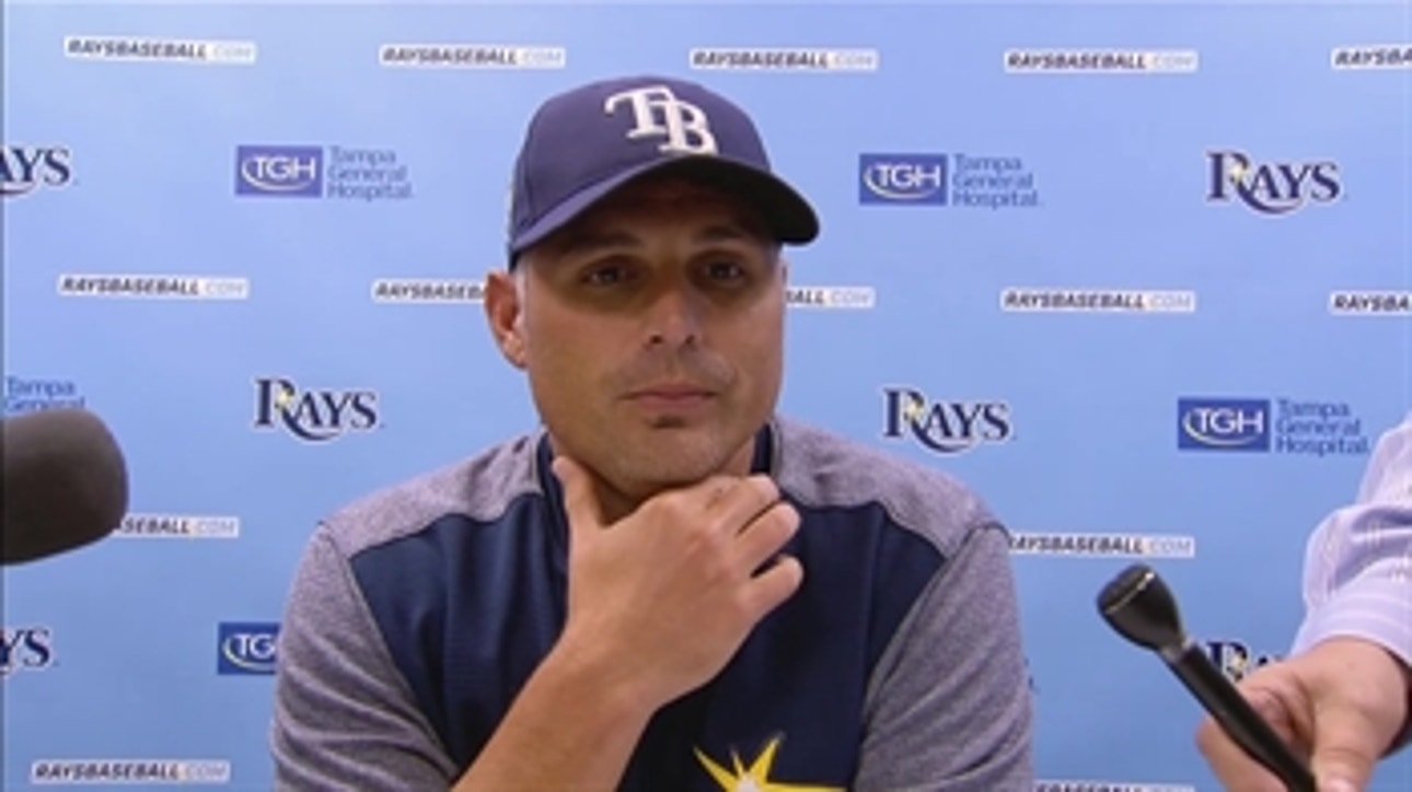 Kevin Cash breaks down a tough loss to the Rangers