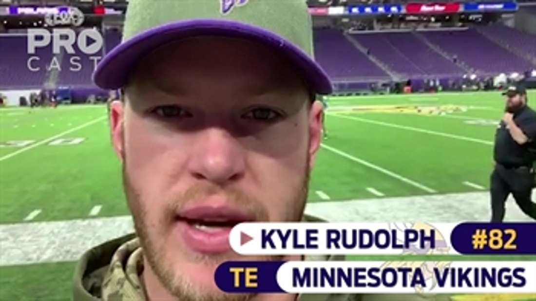 Vikings TE Kyle Rudolph takes you on the field pregame and offers his Salute to Service