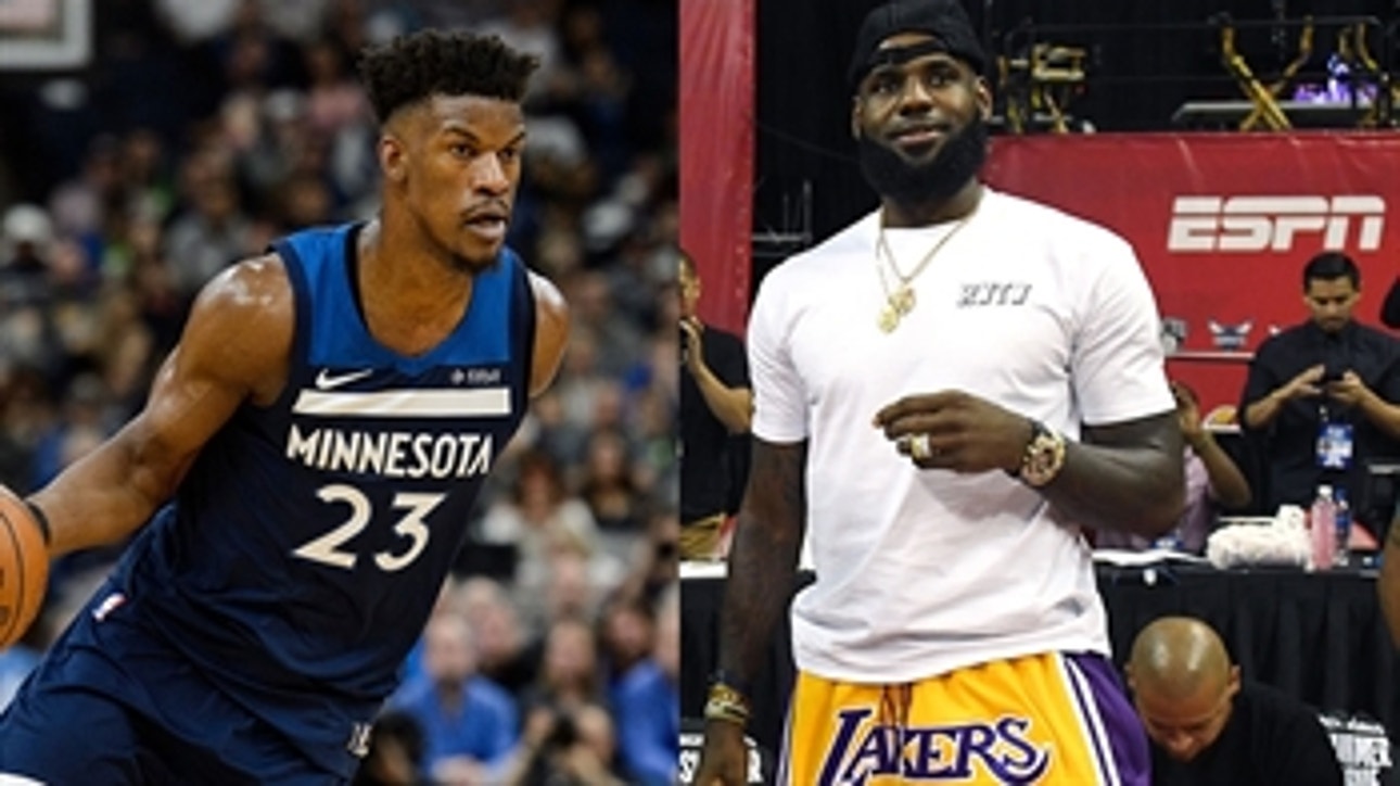 Skip Bayless on Butler not wanting to team up with James in LA: 'LeBron might be in some trouble'
