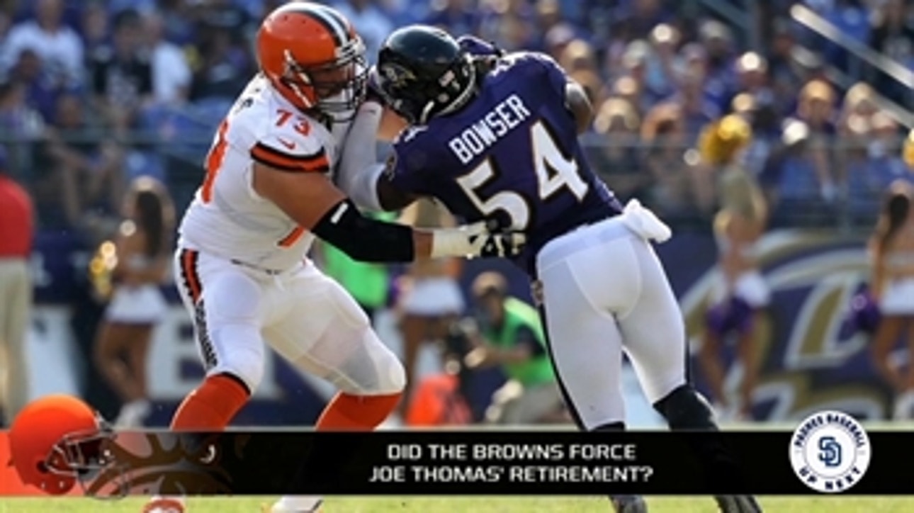 Did the Browns losing games force Joe Thomas to retire?