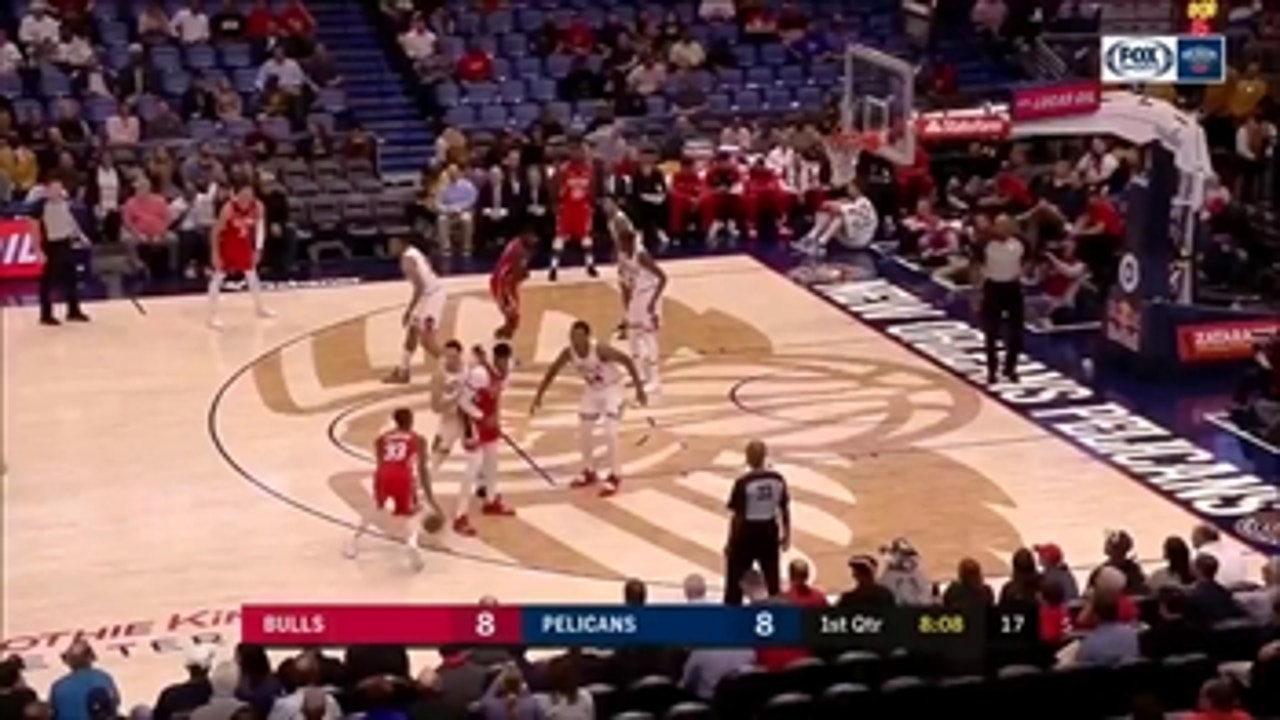 HIGHLIGHTS: Anthony Davis pushes Pels past Bulls in 107-98 win