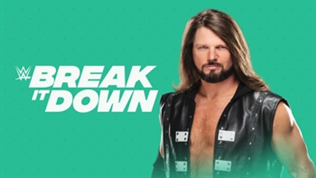 Which rivalry put AJ Styles on the map in WWE?: WWE Break It Down (WWE Network Exclusive)