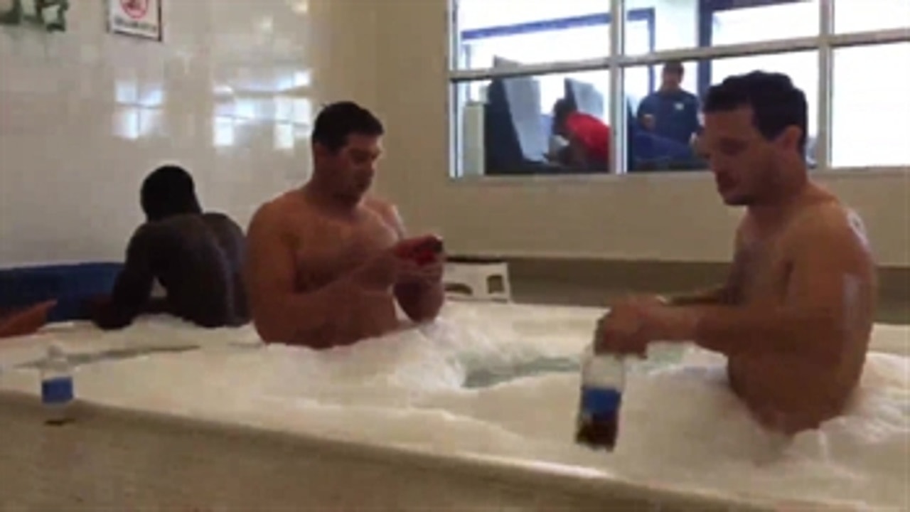 A game of Catch Phrase in the Cold Tub with Geremy Davis and the Giants - PROcast