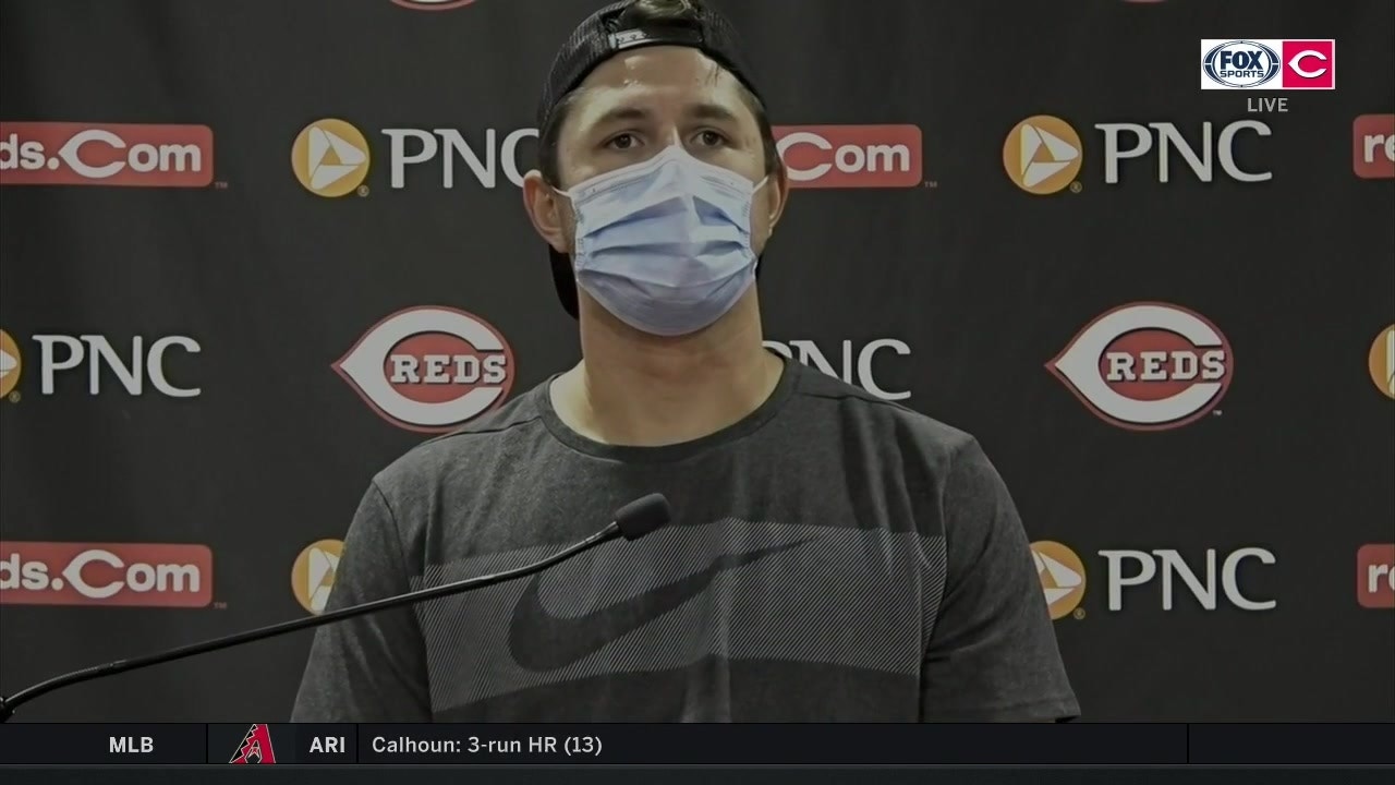 Tyler Mahle: It's a lot easier to pitch when you have a big lead like that