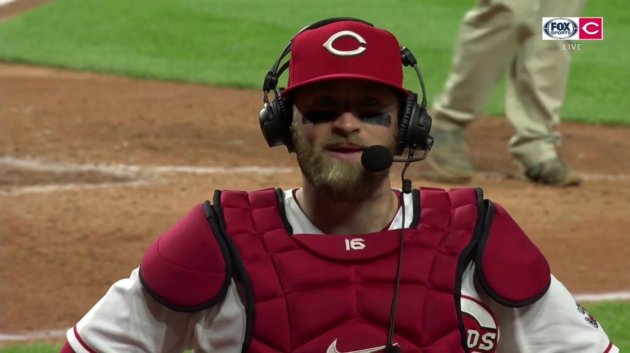 Tucker Barnhart feels good at the plate, but was more proud of his defensive plays