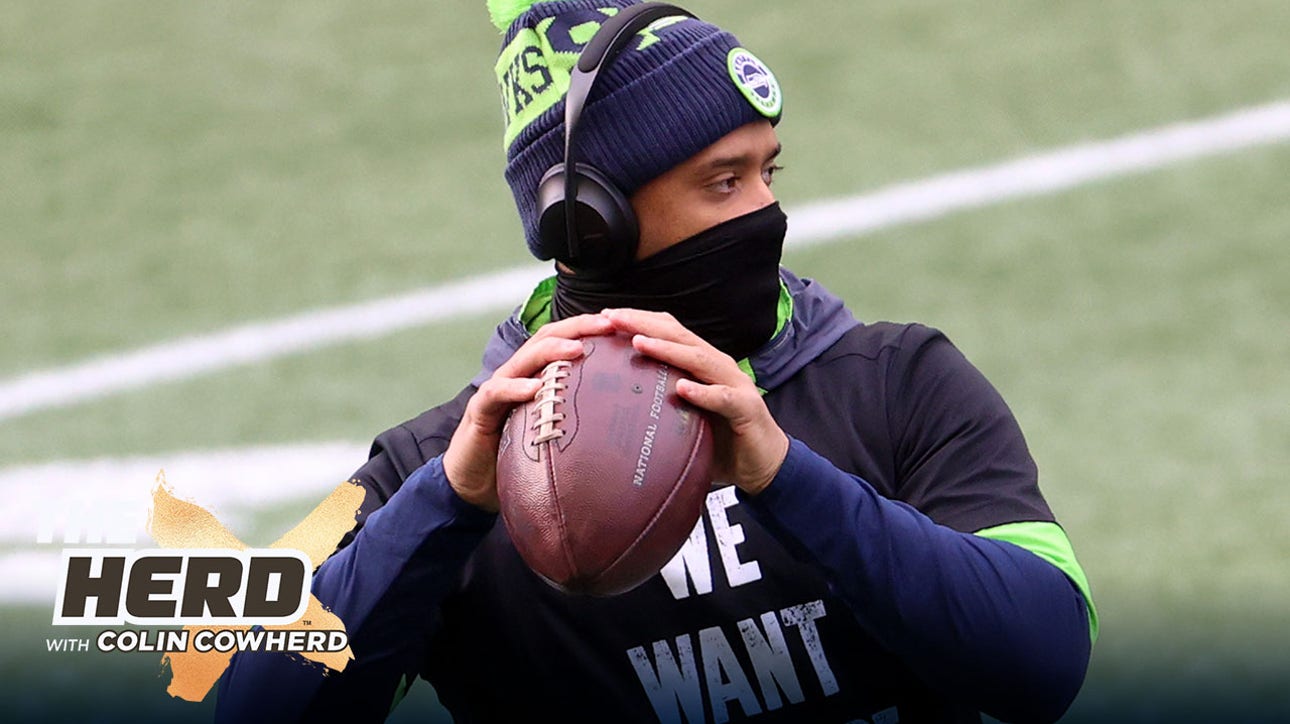 Colin Cowherd explains why Russell Wilson has earned the right to say more than 'Go Hawks' | THE HERD