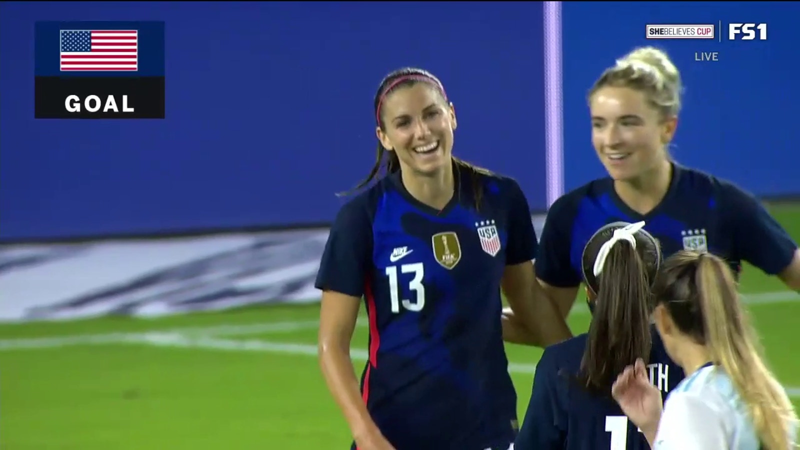USWNT's Alex Morgan scores first goal since becoming a mom