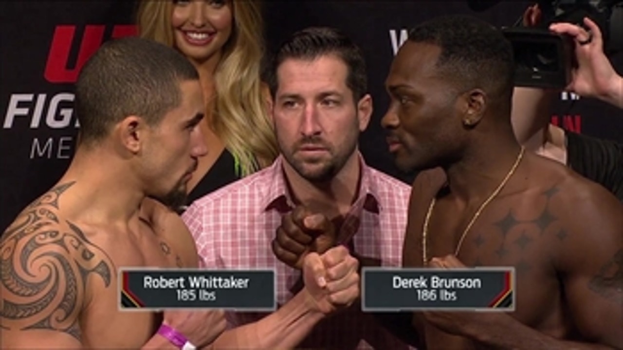 UFC Fight Night Weigh-In: Robert Whittaker vs. Derek Brunson