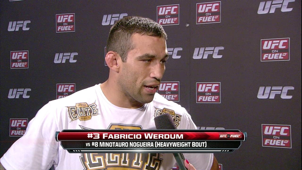 Fabricio Werdum: "Not a rematch, just a new fight"
