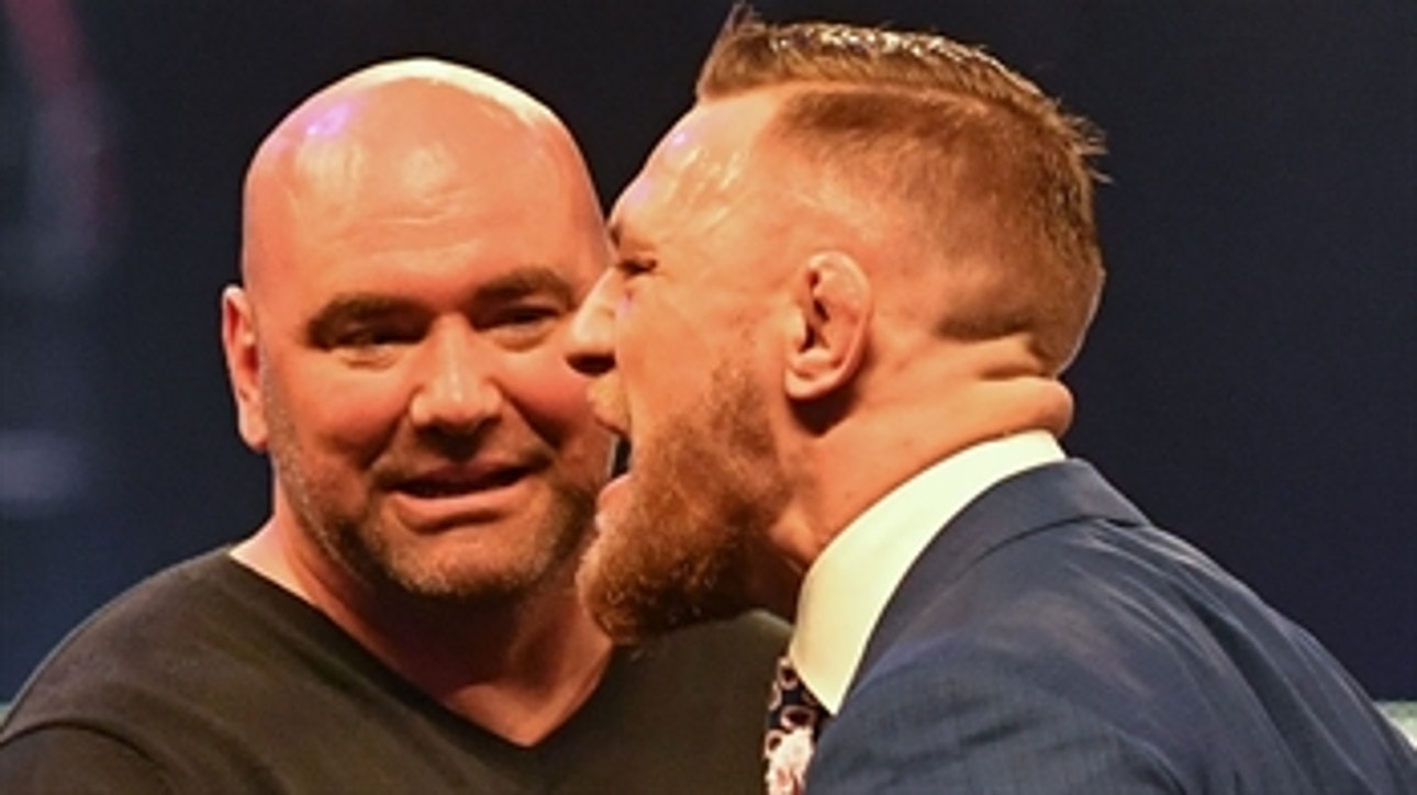 UFC President Dana White on Conor McGregor's assault charges after he attacked a bus of fighters at UFC 223 Media Day