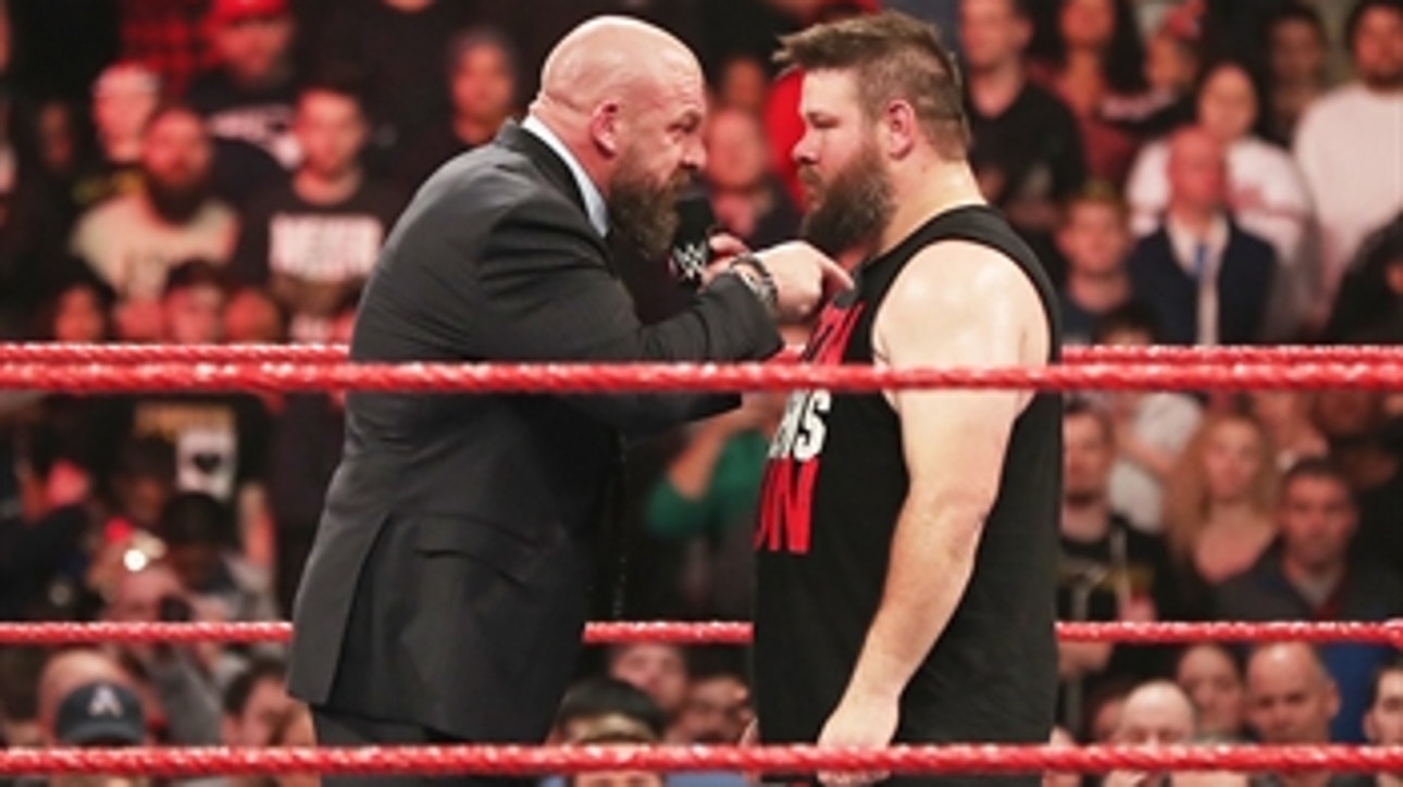 Triple H's attempt to lure Kevin Owens to NXT leads to brawl: Raw, Nov. 18, 2019