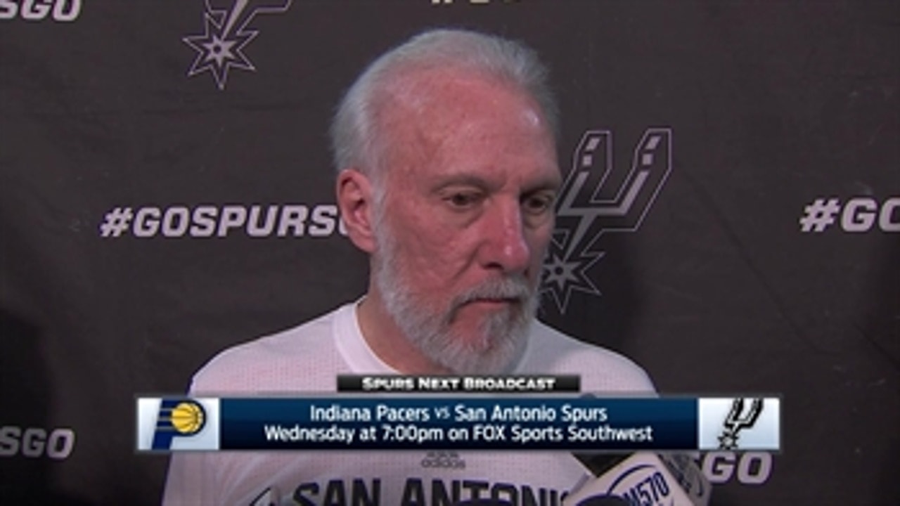 Gregg Popovich talks Spurs 119-98 win over Lakers