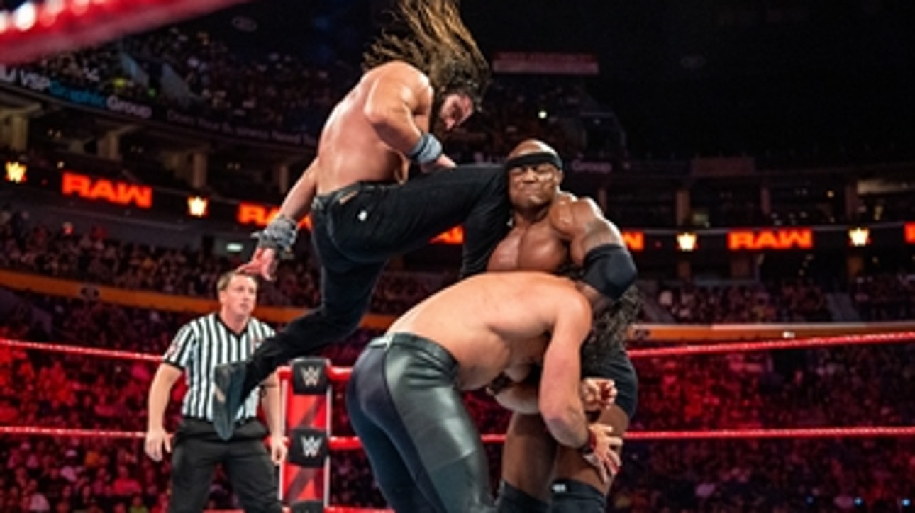 Seth Rollins vs. Bobby Lashley vs. Elias - Triple Threat Match: Raw, July 16, 2018 (Full Match)