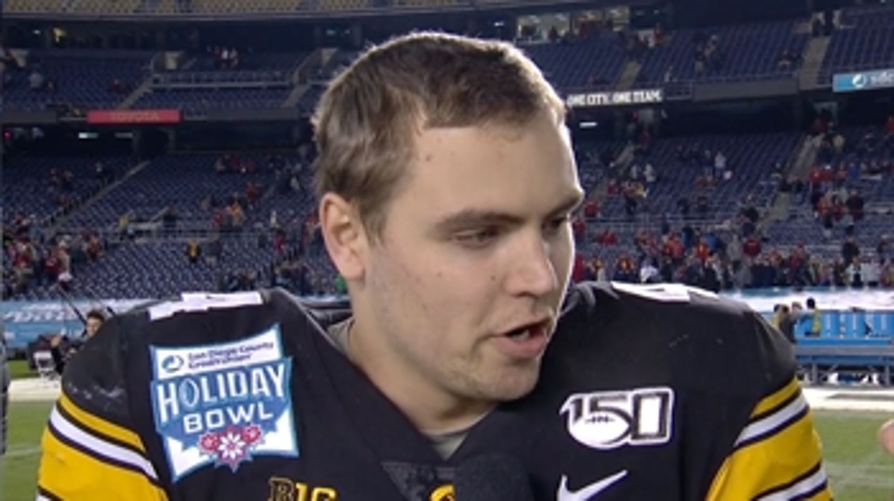 Nate Stanley: "The last four years at Iowa have been the best of my life"