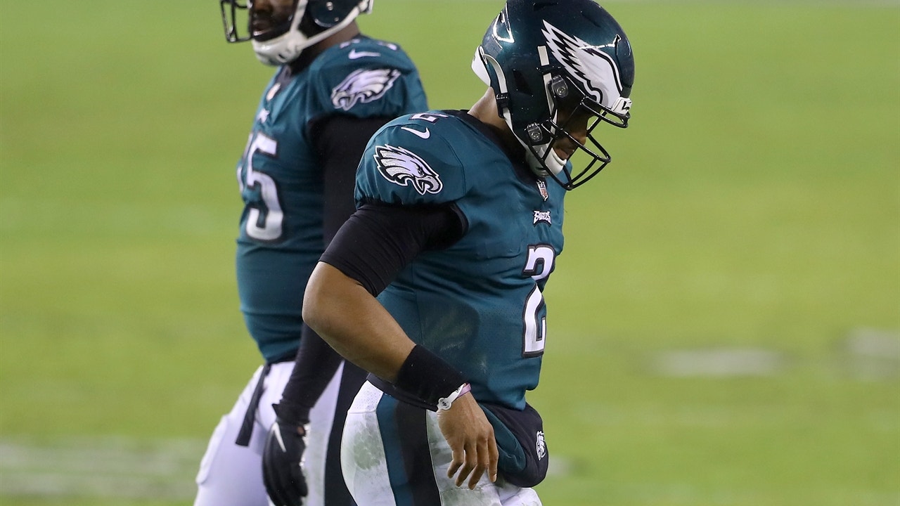 'Time for Eagles to clean house' — Shannon Sharpe on Philly's decision to pull Jalen Hurts against Washington | UNDISPUTED