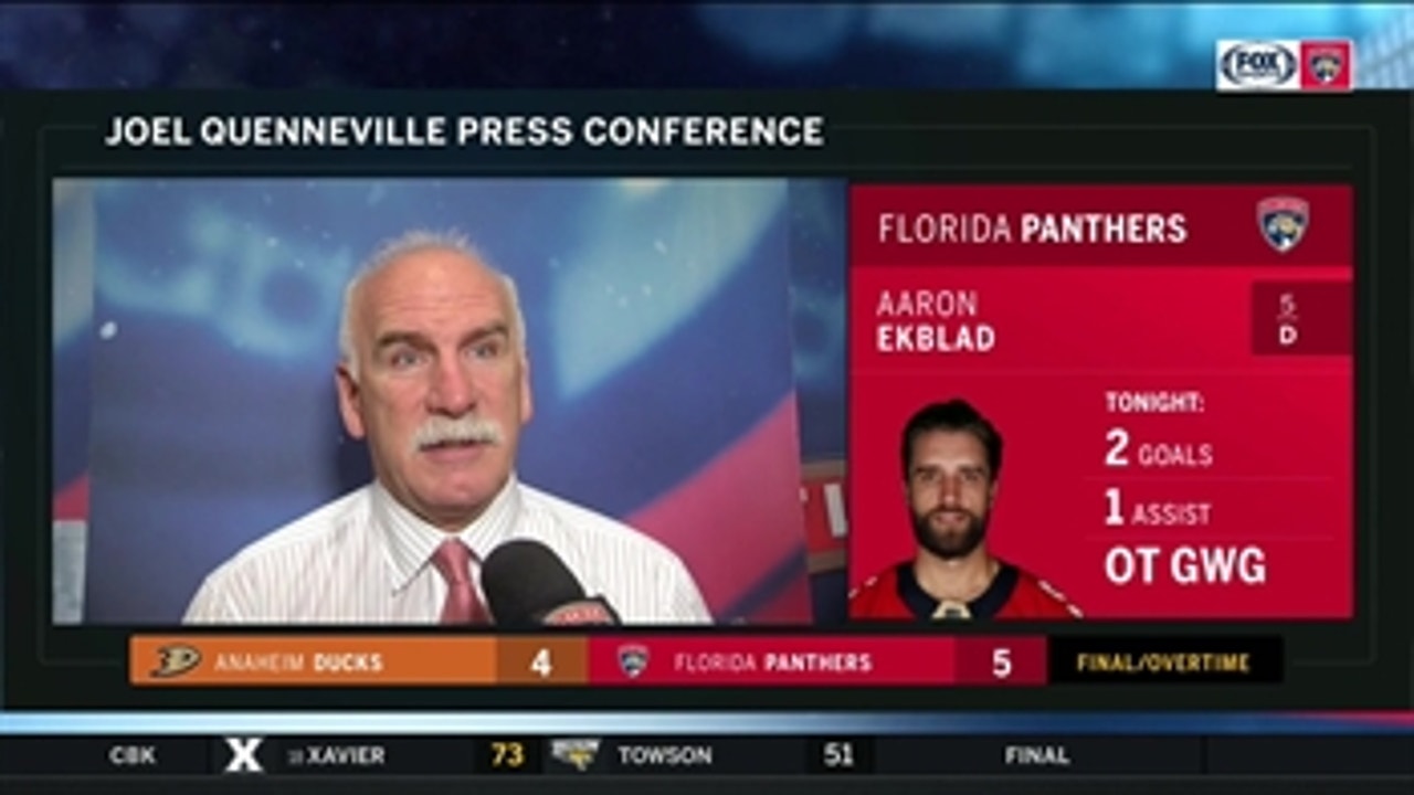 Joel Quenneville recaps the amazing comeback win over Anaheim