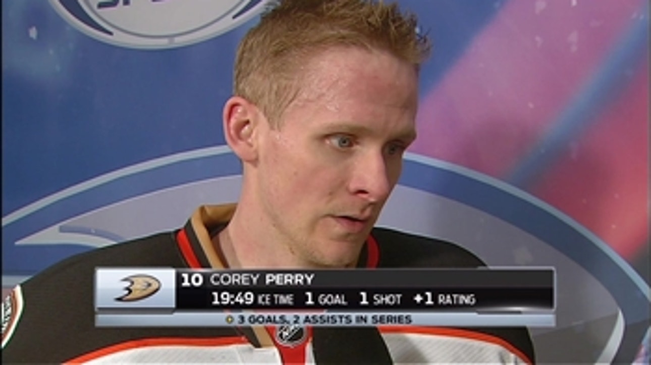 Corey Perry: 'We were resilient' in Game 3 win over Jets