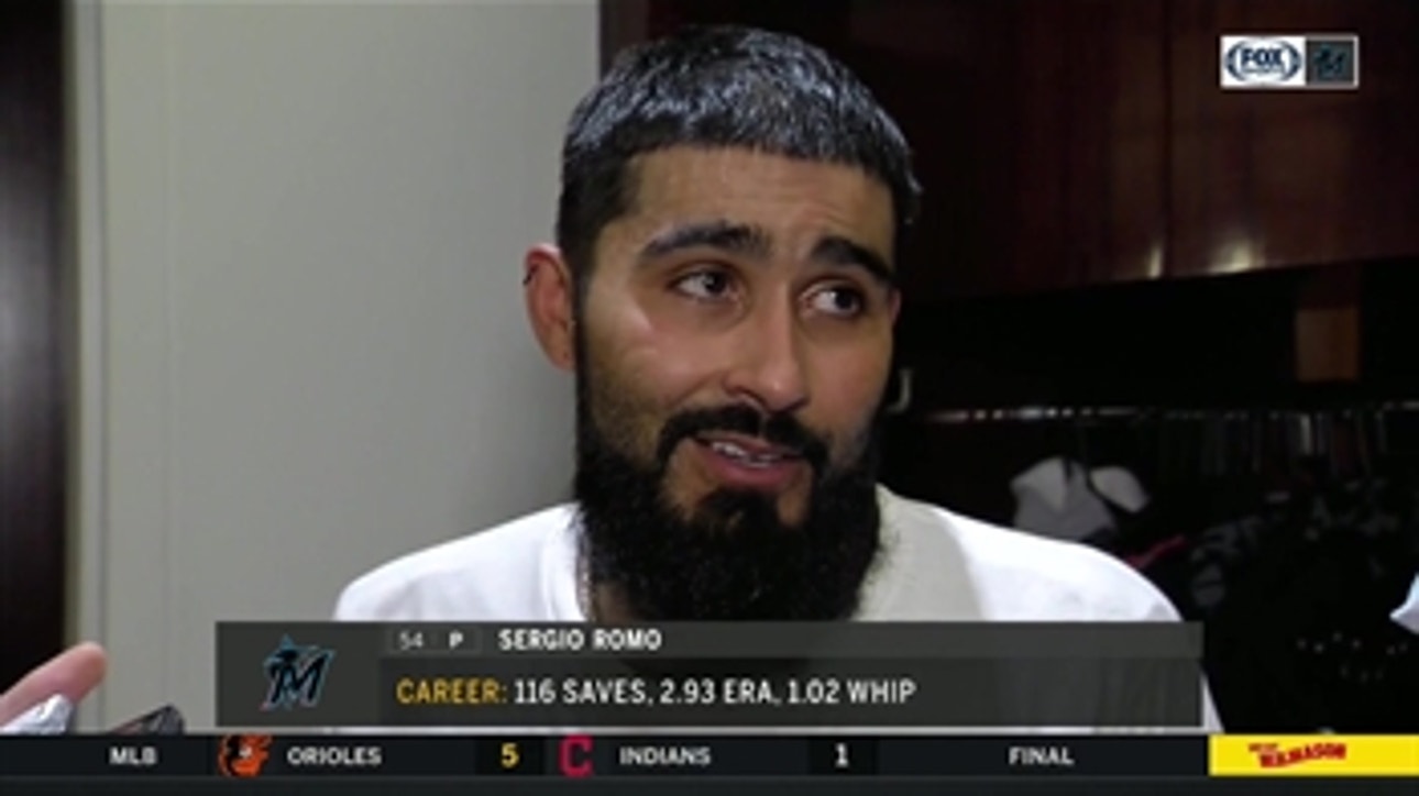 Sergio Romo: 'I was fortunate enough to limit the damage and keep the lead'