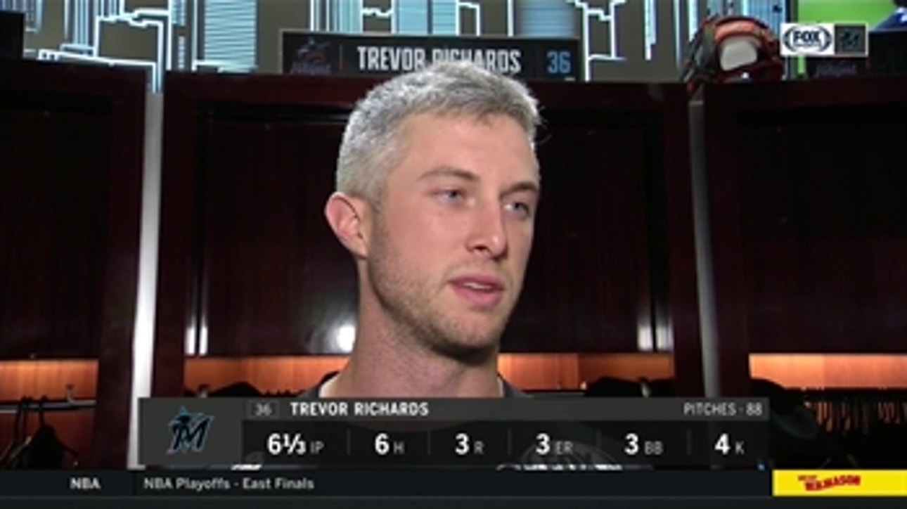 Trevor Richards on his start against Mets: ‘Overall, I felt like I had good stuff’