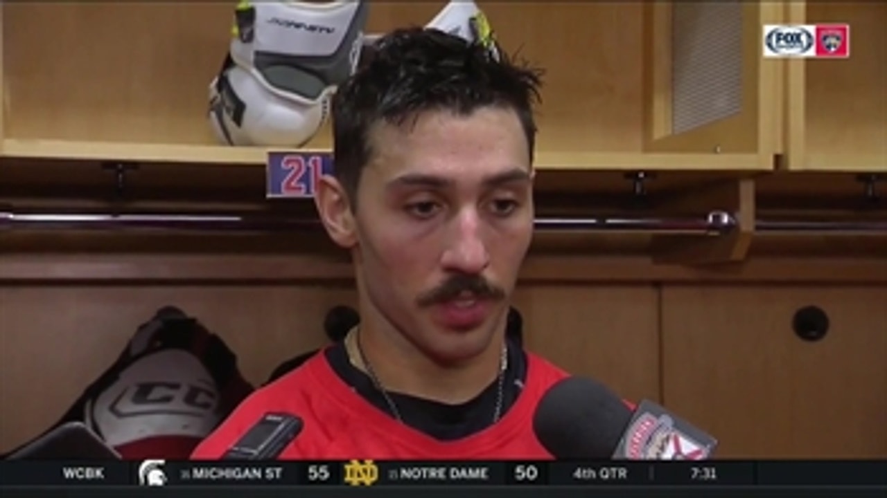 Vincent Trocheck: 'We gotta make sure we're focusing on the D-zone'