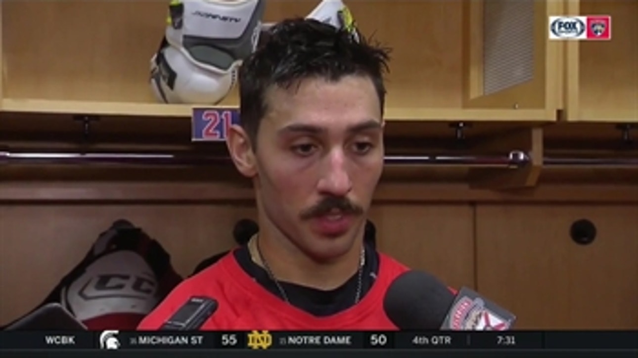 Vincent Trocheck: 'We gotta make sure we're focusing on the D-zone'