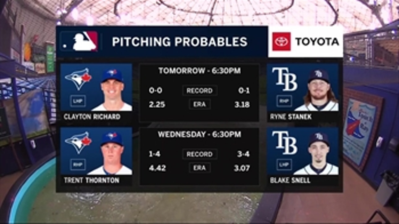Rays set sights on 4th straight win